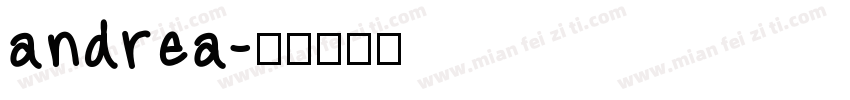 andrea字体转换