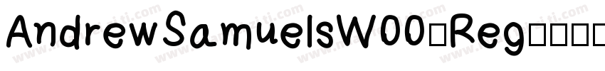 AndrewSamuelsW00-Reg字体转换