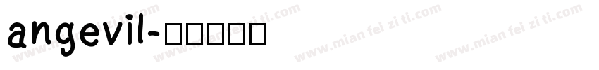 angevil字体转换