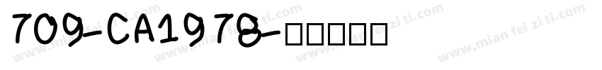 709-CA1978字体转换