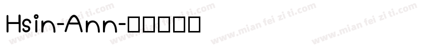 Hsin-Ann字体转换