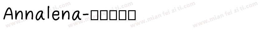 Annalena字体转换