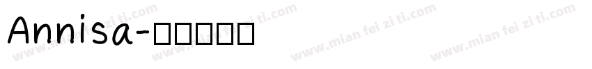 Annisa字体转换