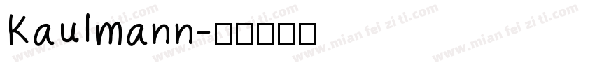 Kaulmann字体转换