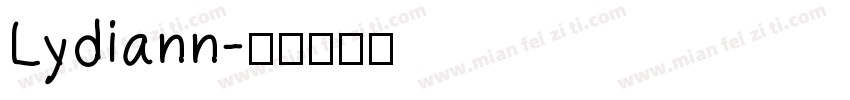 Lydiann字体转换
