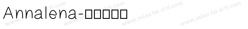 Annalena字体转换