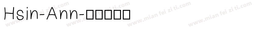 Hsin-Ann字体转换