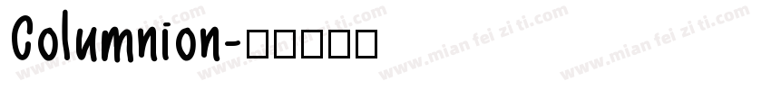 Columnion字体转换