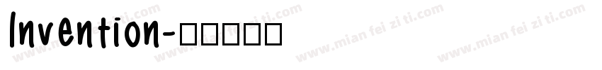 Invention字体转换