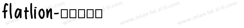 flatlion字体转换