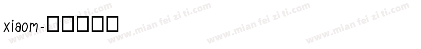 xiaom字体转换