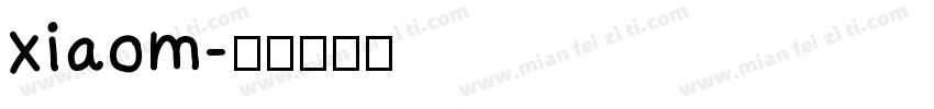 xiaom字体转换