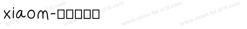 xiaom字体转换