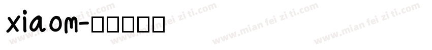 xiaom字体转换