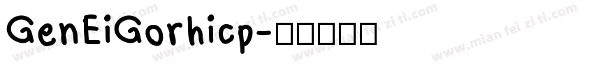 GenEiGorhicp字体转换