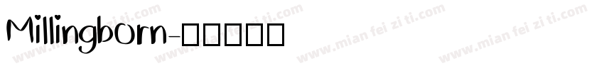Millingborn字体转换