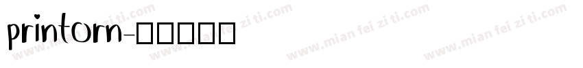 printorn字体转换