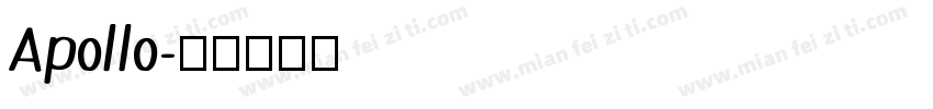 Apollo字体转换