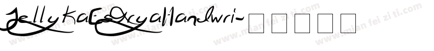 JellykaEstryaHandwri字体转换