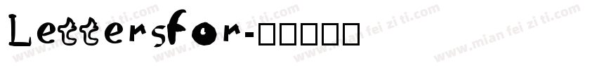 Lettersfor字体转换