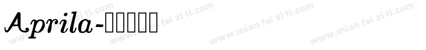 Aprila字体转换