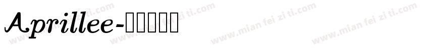 Aprillee字体转换