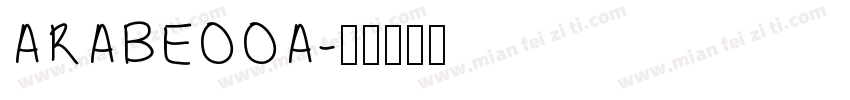 ARABEOOA字体转换