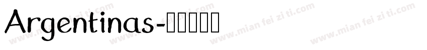Argentinas字体转换