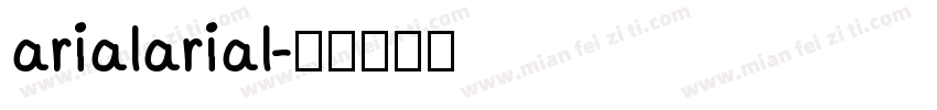 arialarial字体转换