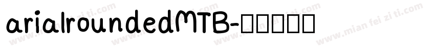 arialroundedMTB字体转换
