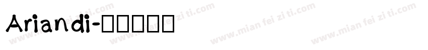 Ariandi字体转换
