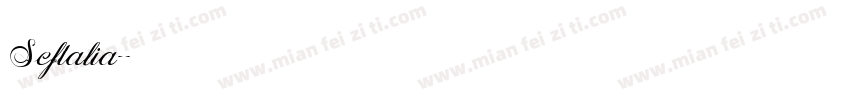 Seftalia字体转换