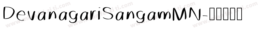 DevanagariSangamMN字体转换