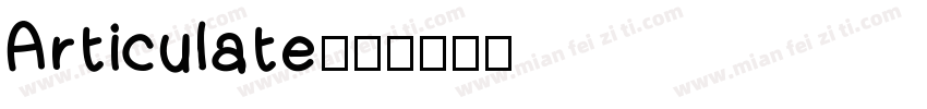 Articulate字体转换