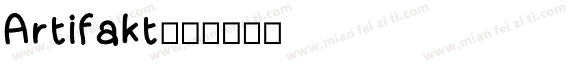 Artifakt字体转换