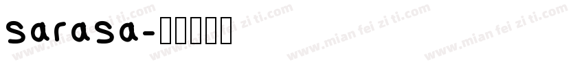 sarasa字体转换
