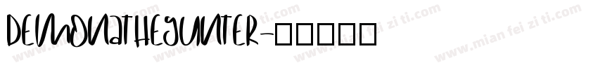 DEMONATHEGUNTER字体转换