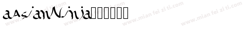 aAsianNinja字体转换