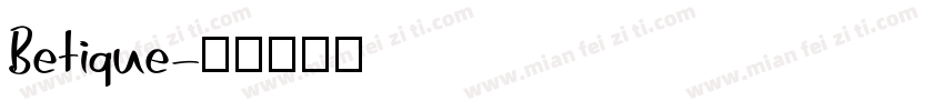 Betique字体转换