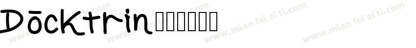 Docktrin字体转换