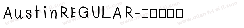 AustinREGULAR字体转换
