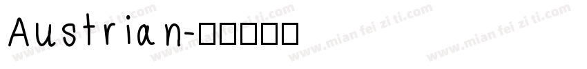 Austrian字体转换