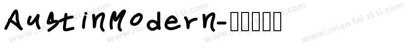 AustinModern字体转换