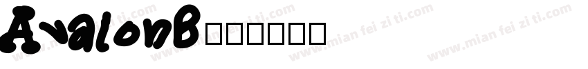 AvalonB字体转换
