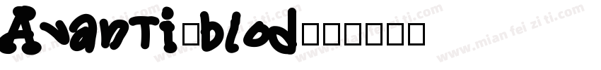 Avanti-blod字体转换