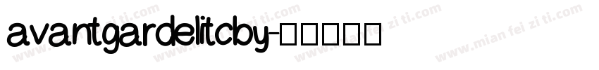avantgardelitcby字体转换