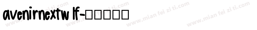 avenirnextw1f字体转换