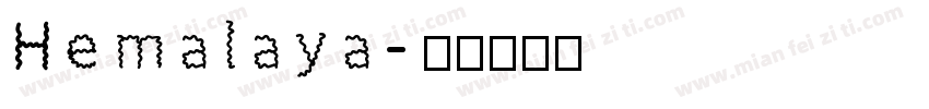 Hemalaya字体转换