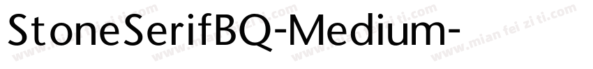 StoneSerifBQ-Medium字体转换