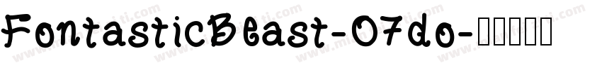 FontasticBeast-O7do字体转换